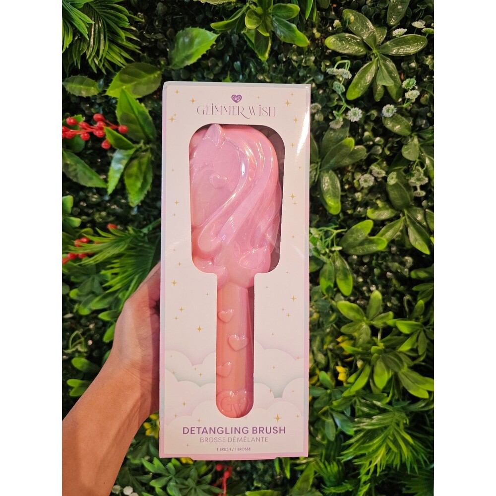 Glimmer wish unicorn detangling hair brush for ages